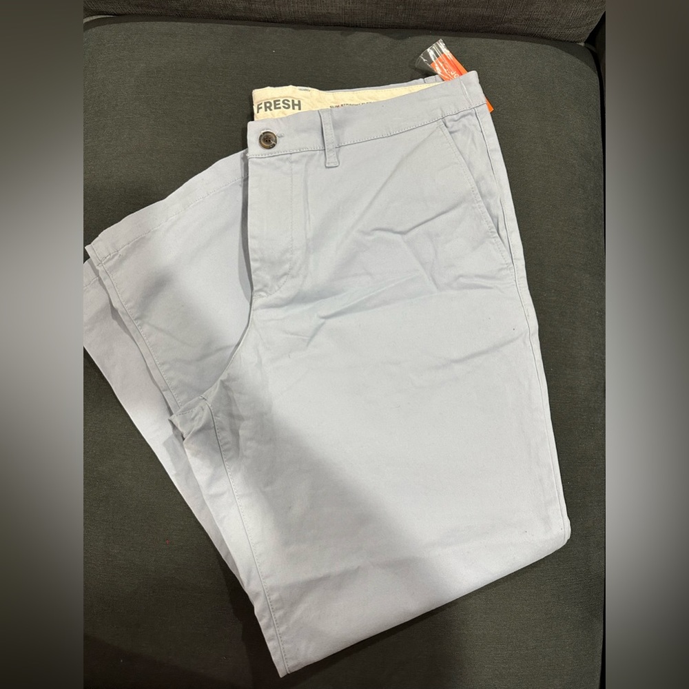 Slim Straight Pants
